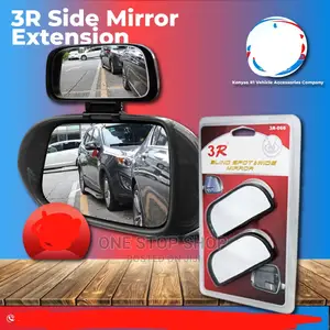 3R Black Side Mirror Extension 2pc