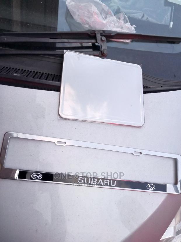 Subaru Branded Number Plates Holder - main view