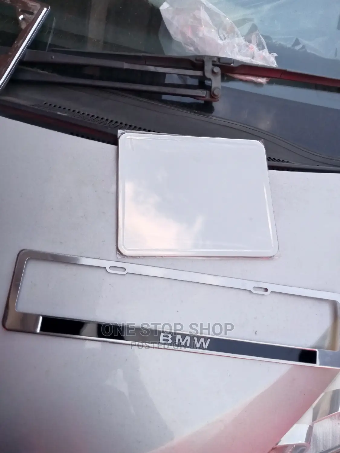 BMW Metallic Set Number Plates Holder