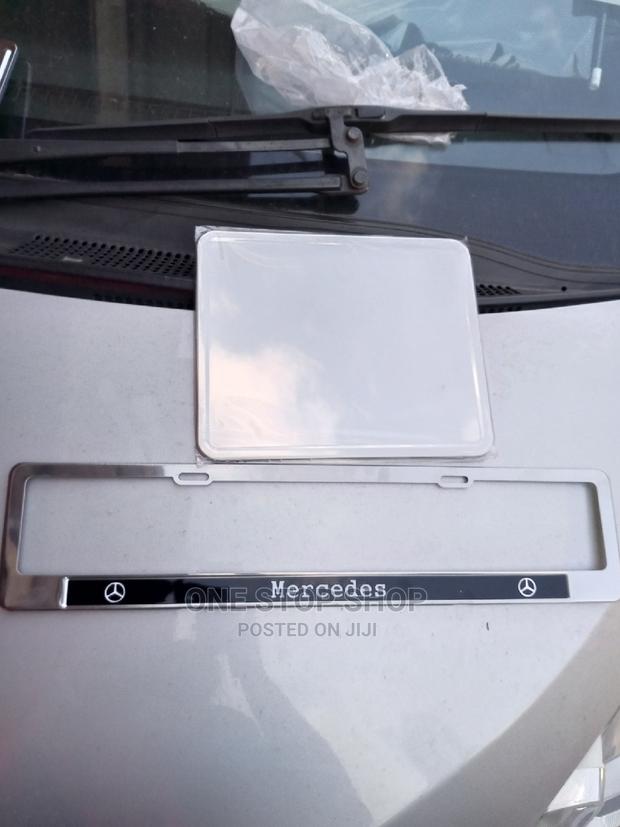 Mercedes Branded Set Metallic Nber Plates Holder - main view