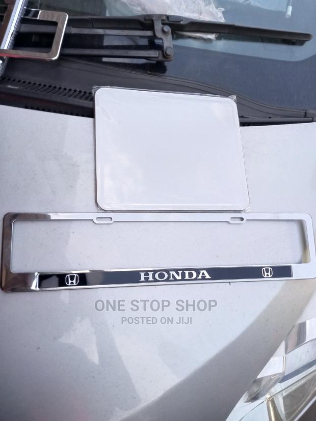 Honda Metallic Set Number Plates Holder Digital.Numbers - main view
