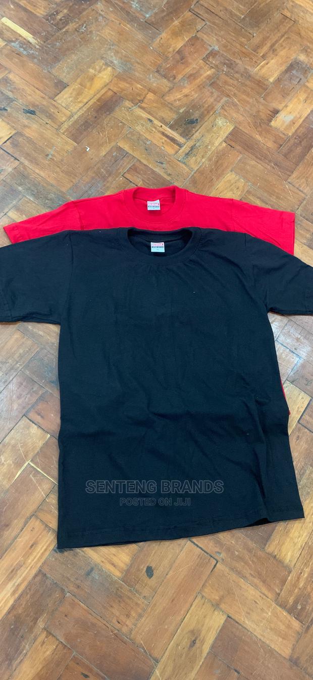 Black and Red Round Neck Tshirts - main view