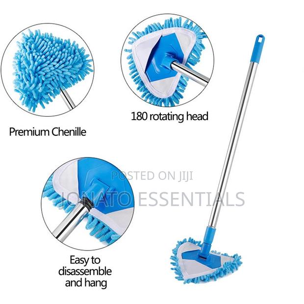 Expandable Triangular Wall Cleaning Mop - thumbnail 3