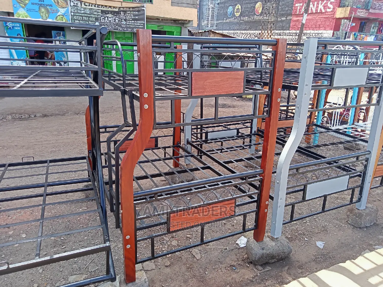 Metalwhood Mahogany Double Decker