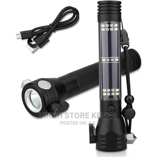 Solar Torch/Magnet Alarm Torch Power Bank Torch Knife Torch