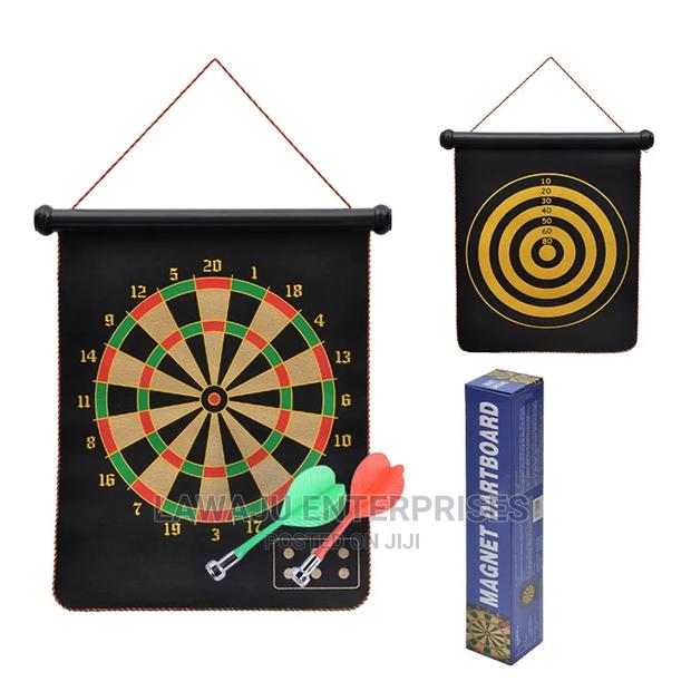 Velvet Roll Up Magnetic Darts Board - main view