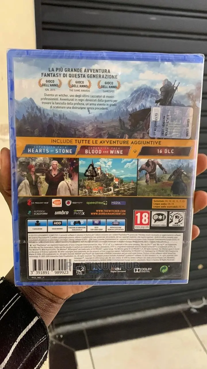 The Witcher Wild Hunt Ps4
