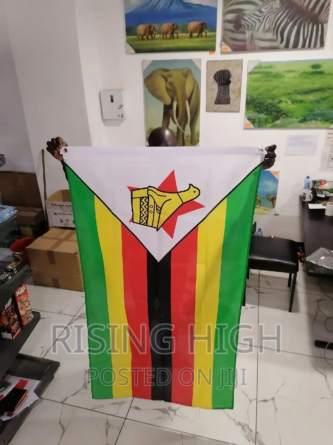 New Arrivals Zimbabwe Flags