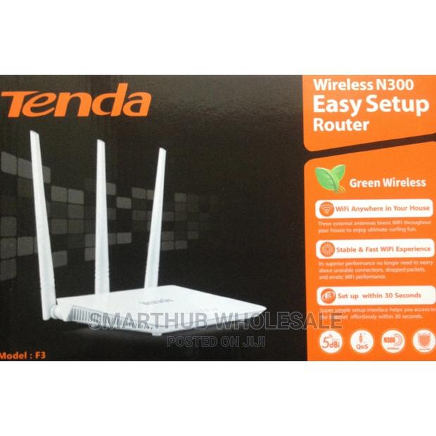 * F3 Router Tenda Router - main view