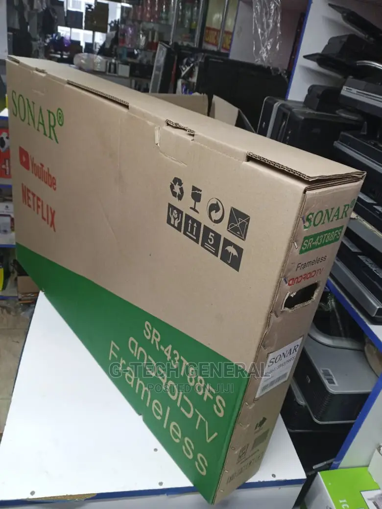 Smart Android Sonar 43inches Tv, Youtube, Netflix