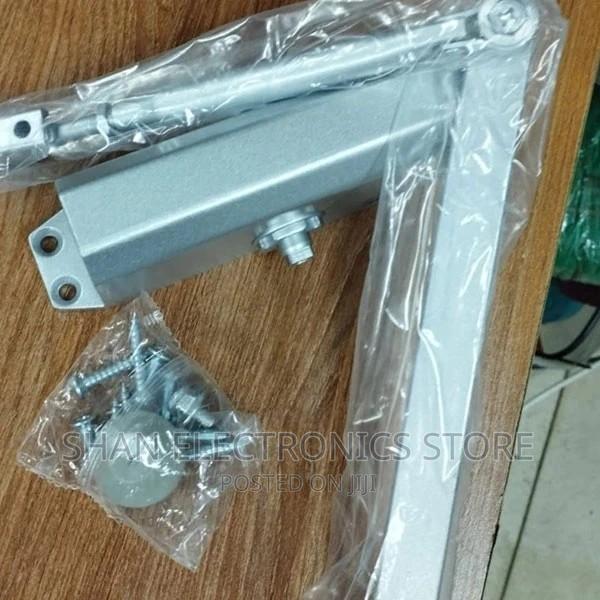 Strong Quality-- Adjustable Door Closer Silver - main view