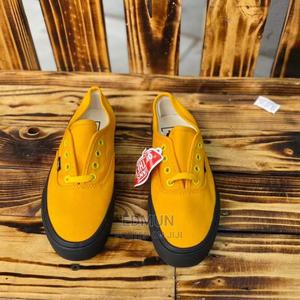 Masterd Yellow Off the Wall Vans - main view