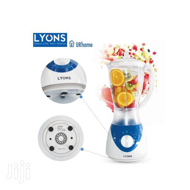 Lyons 1.5L Professional Blender With Grinding Machine White & Blue. - main view