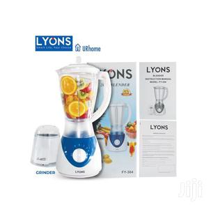 Lyons 1.5L Professional Blender With Grinding Machine White & Blue.