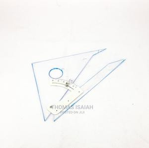 Adjustable Set Square, 30 Cm, 12 Inches, Clear - thumbnail 2
