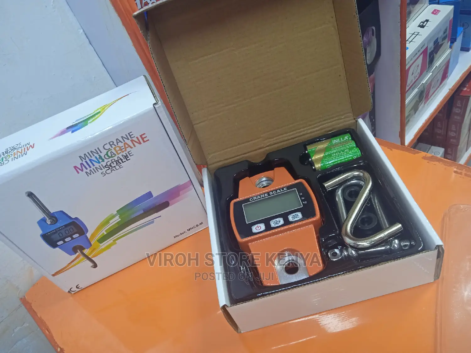 Mini Crane Scale 300kgs Digital Hanging Scale + Batteries