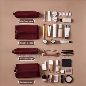 4 In 1 Folding Cosmetic Bag, Makeup Bag And Organizer
