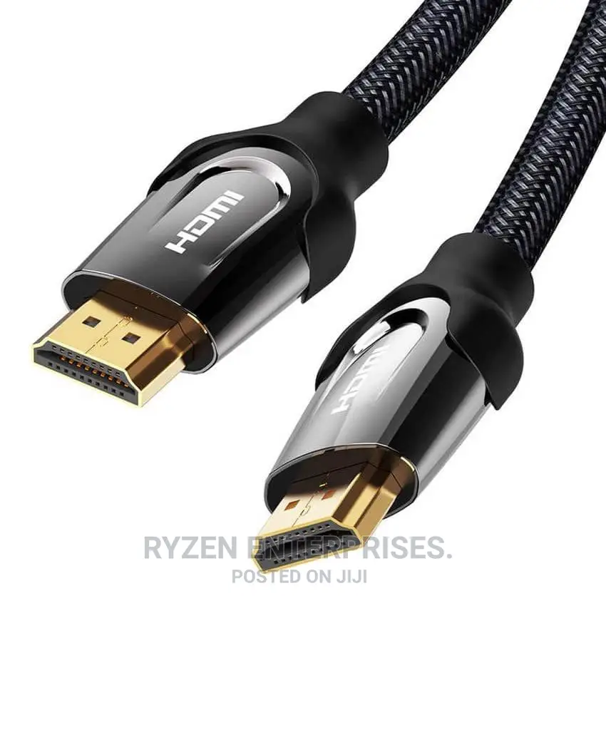 Vention Nylon Braided HDMI Cable 1M Black Metal Type