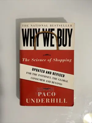 Why We Buy Book by Paco Underhill - The Science of Shopping