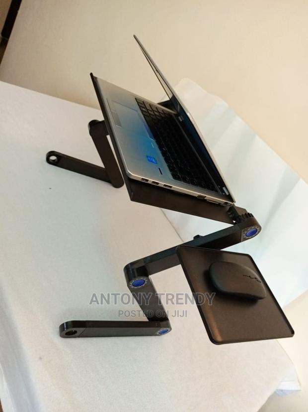 Generic Adjustable Laptop Stand Holder With Mouse Pad