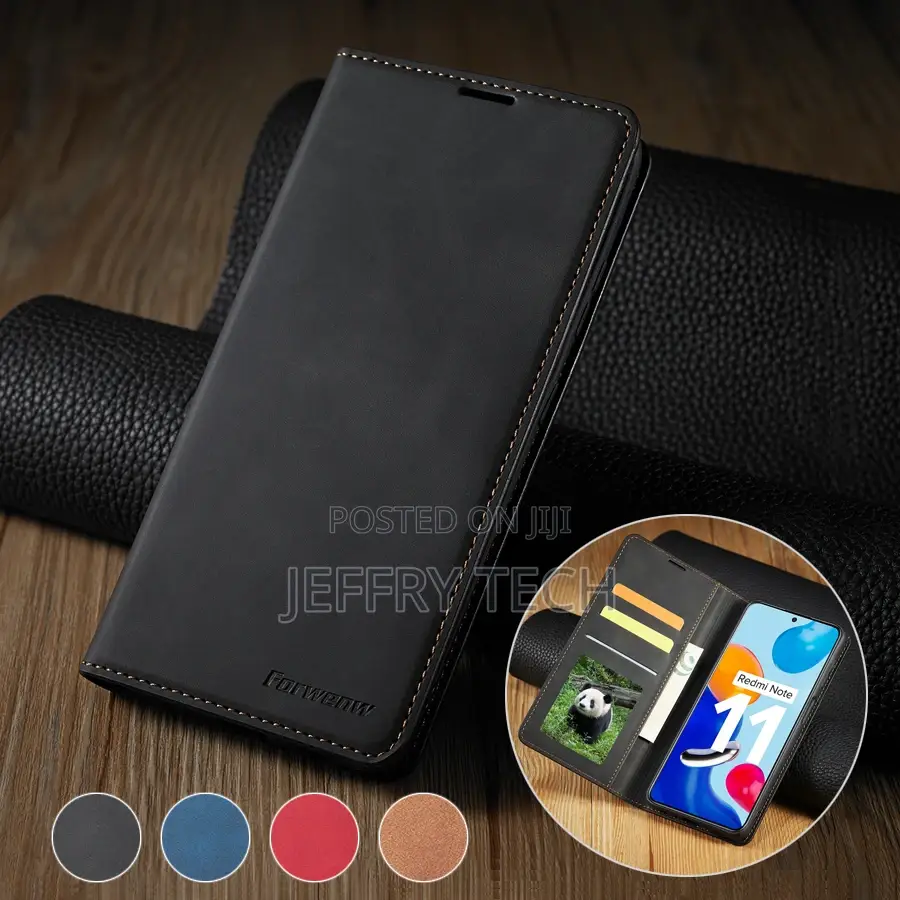 Xiaomi Redmi 12C Luxury Retro Flip Leather Wallet Card Stand