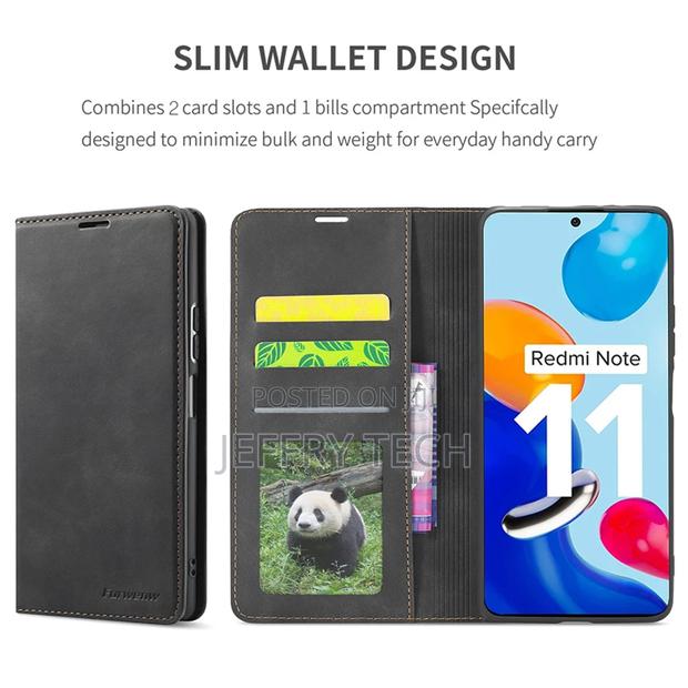 Xiaomi Redmi 12C Luxury Retro Flip Leather Wallet Card Stand - thumbnail 2