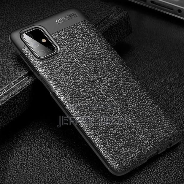 Autofocus Case for Samsung A71 Case (Black Cover)