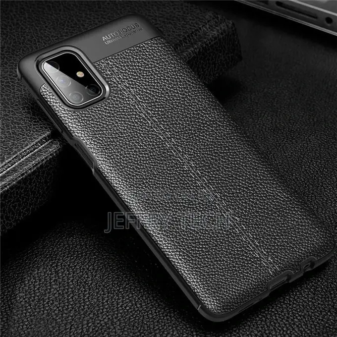 Autofocus Case for Samsung A71 Case (Black Cover)