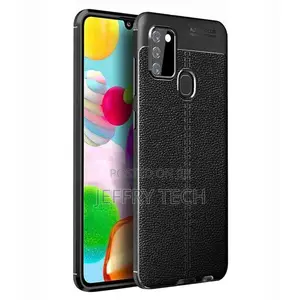 Autofocus Case for Samsung A21s Case (Black Cover)