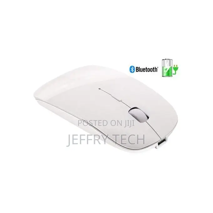 Generic Wireless Rechargeable Bluetooth Mouse White