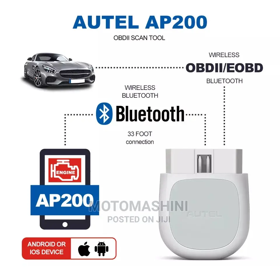 Autel Ap200 Bluetooth OBD2 Car Diagnosis Scanner Dongle