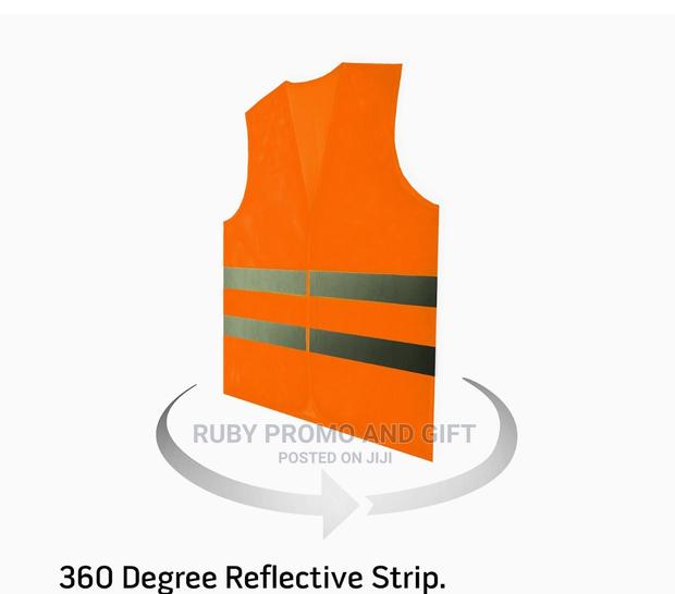 High Quality Orange Reflective Vests - thumbnail 2