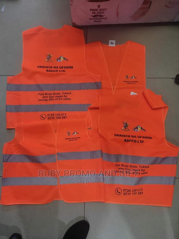 High Quality Orange Reflective Vests - thumbnail 3