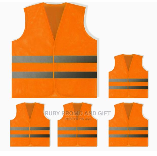 High Quality Orange Reflective Vests - thumbnail 4