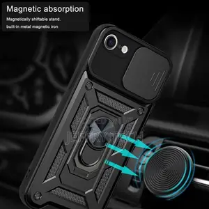 Ring Kickstand and Sliding Camera Cover for iPhone SE (2022)