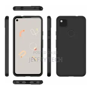Google Pixel 4A Case Canvas Case Cover - Black