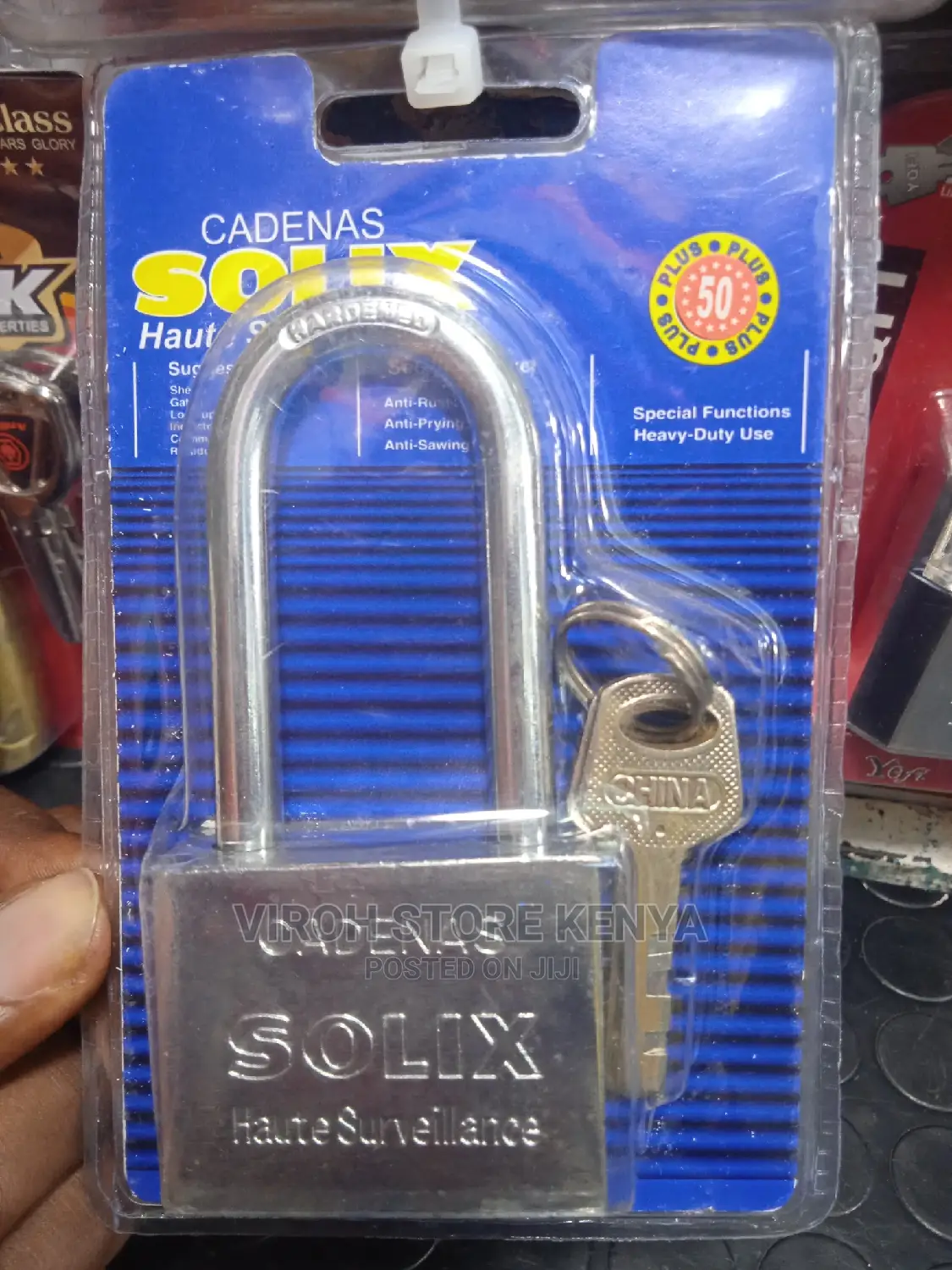 Solix Anti-theft Padlock Long Shackle