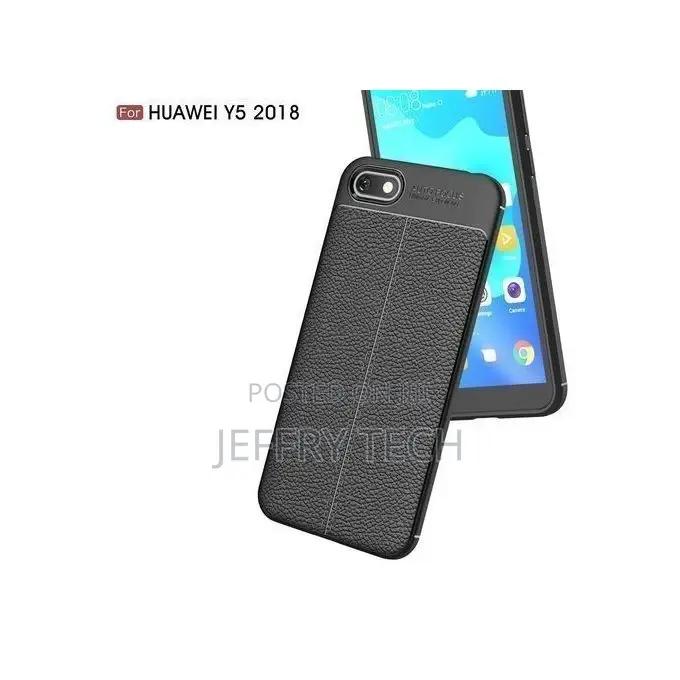 Huawei Y5 (2018) Phone Back Cover, Case - Black.