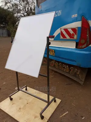 Double Sided Rotational Whiteboard With Stand
