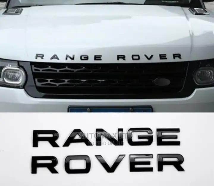 RANGE ROVER, 3D Raised Name Tag/ Letters for Bonnet or Boot