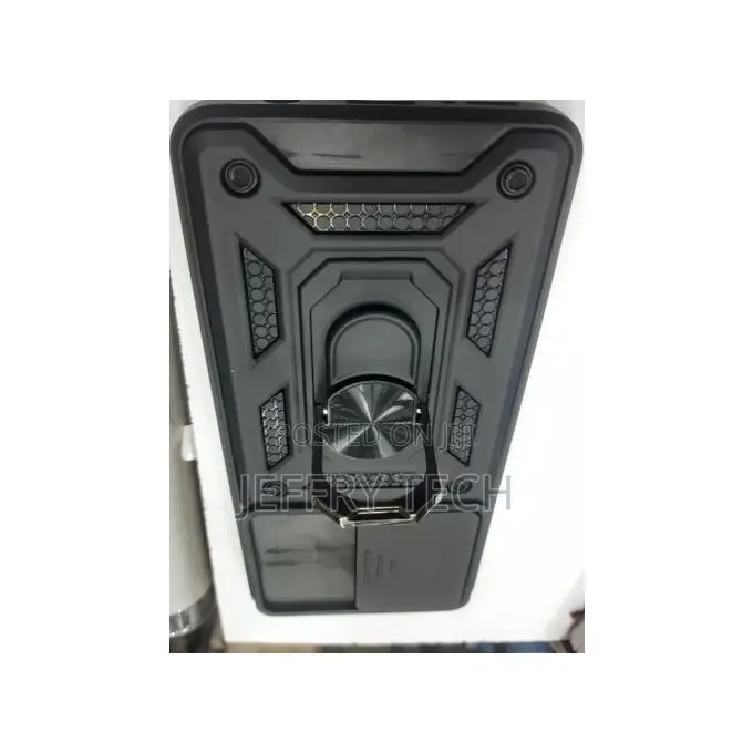 Black Ring Case Redmi Note 9s Case With Camera Sheild