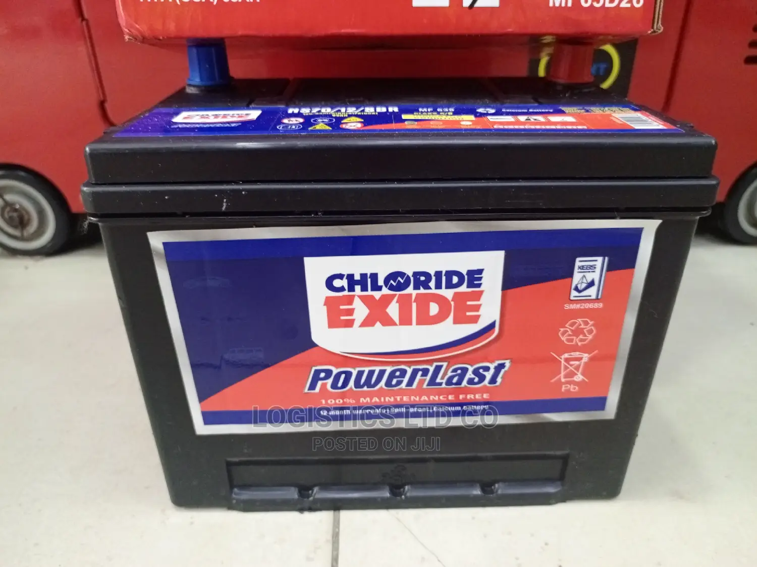 Chloride Exide Powerlast NS70 Maintenance Free Car Battery