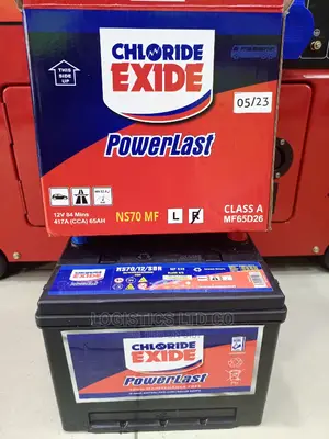 Chloride Exide Powerlast NS70 Maintenance Free Car Battery