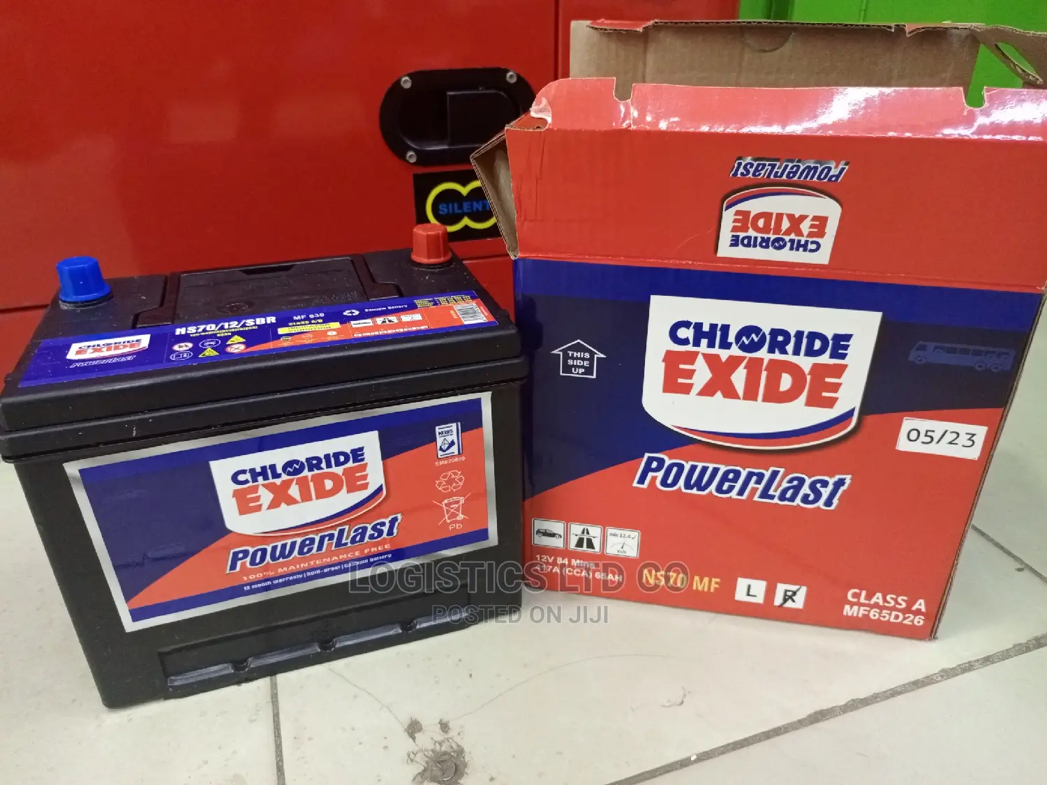 Chloride Exide Powerlast NS70 Maintenance Free Car Battery