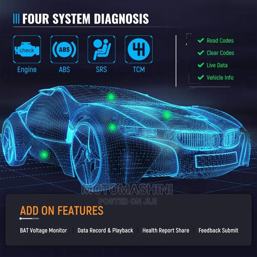 Launch X431 Crp129x Obd-Ii Car Fault Diagnosis Machine Scanner