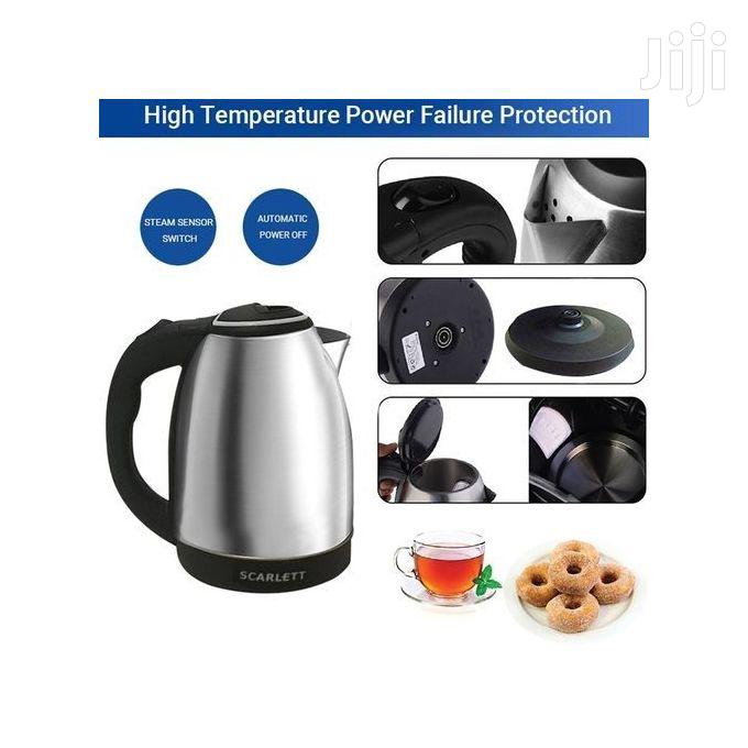 Scarlett Cordless Electric Kettle - 2 Litres - Silver