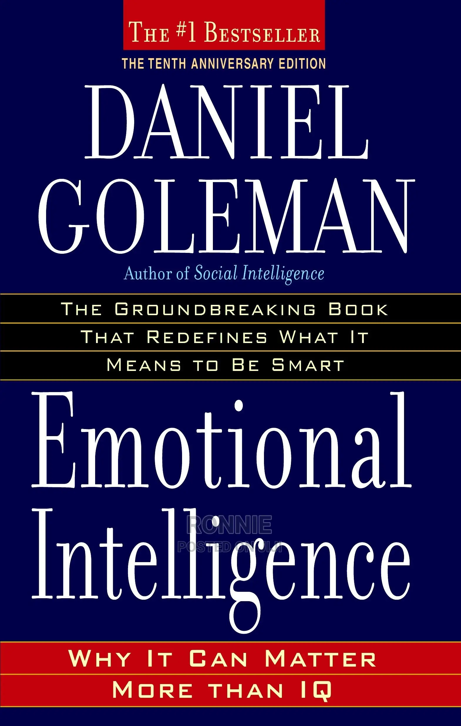 EMOTIONAL INTELLIGENCE Book by Daniel Goleman