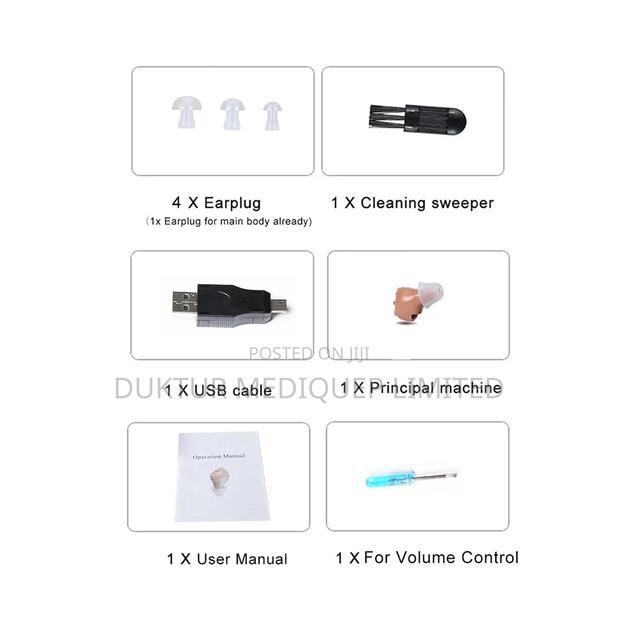 USB Rechargeable Mini Hearing Amplifier/ Aid G/17 - thumbnail 8