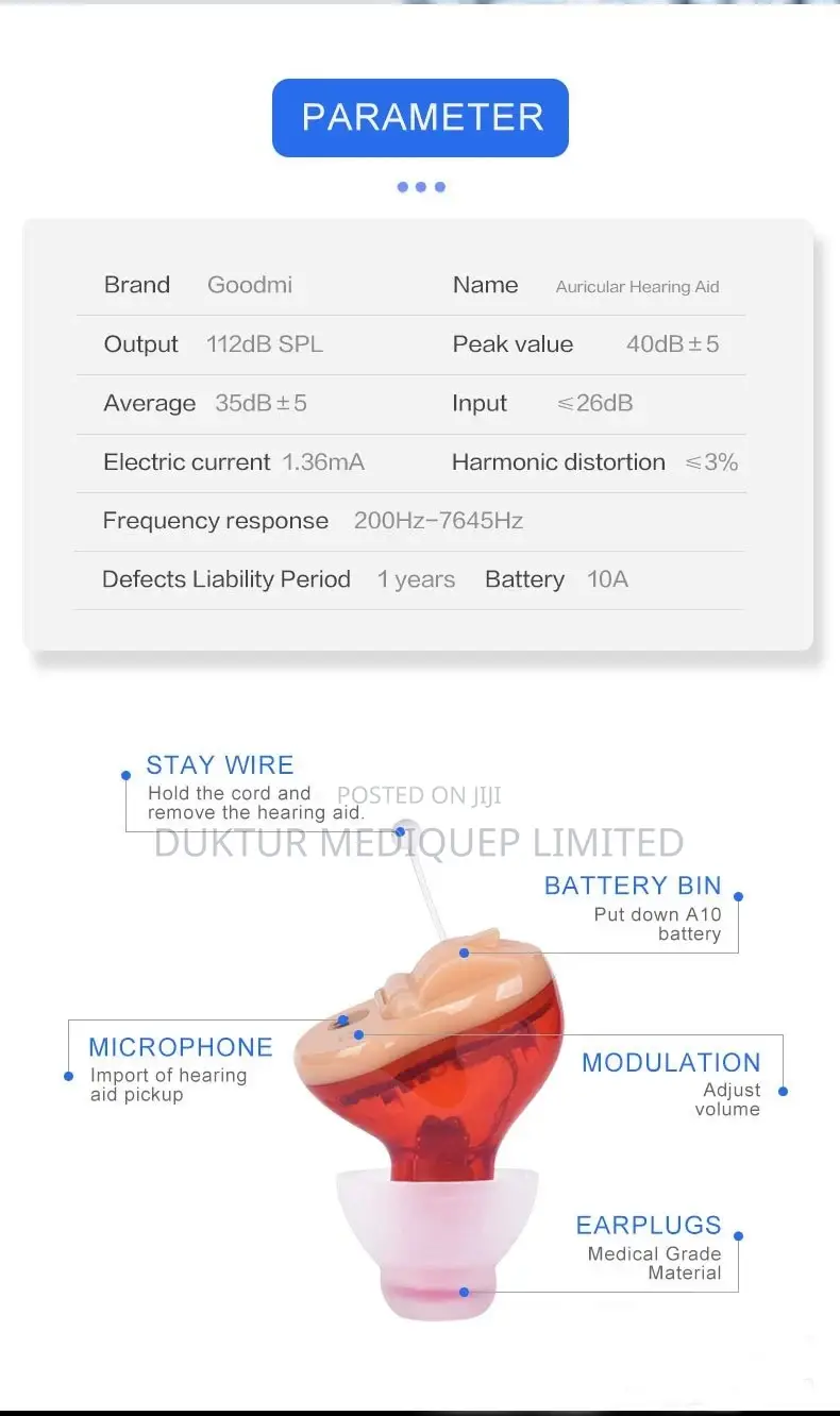 Digital Invisible Cic in-Ear Hearing Amplifier/ Aid G/11a