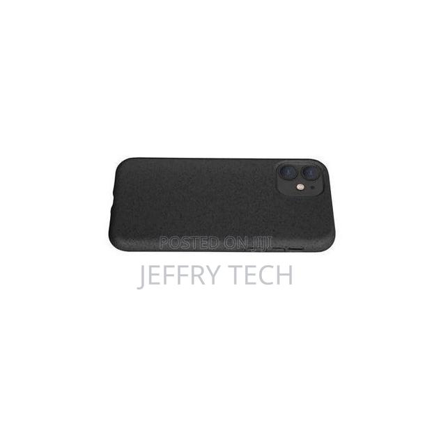 Silicone Case for iPhone 12 Mini Case (Black Hard Cover) - thumbnail 2